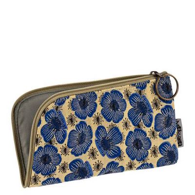 Zip Pouch Poppy Blue