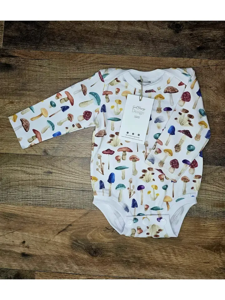 Mushroom Multi 3-6M Long Sleeve