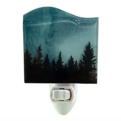 Forest Moody Sky Night Light