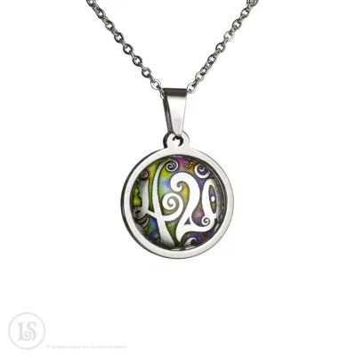 420 Pendant, 19mm - Silver-tone Stainless Steel