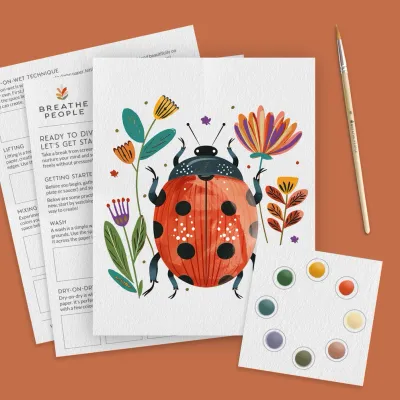 Ladybug Watercolor Paint Set