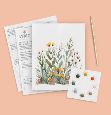 Desert Bloom Watercolor Paint Set
