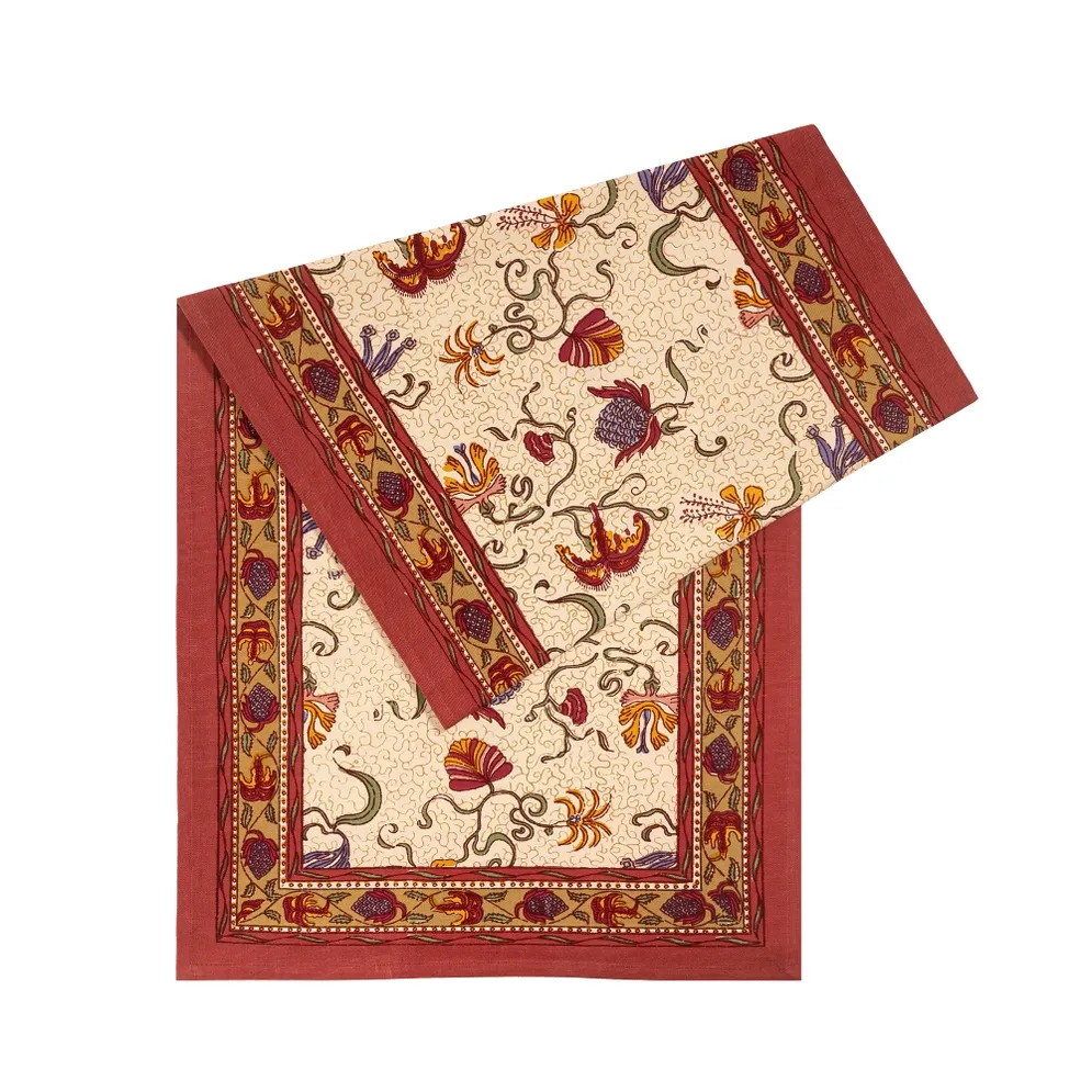 Fleurs des Indes Table Runners - 16" x 72"