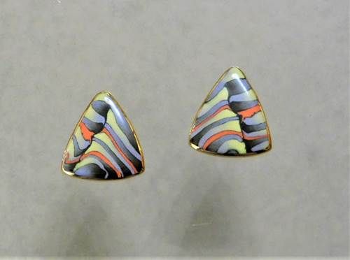 Jigsaw Post Earring