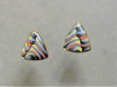 Jigsaw Post Earring
