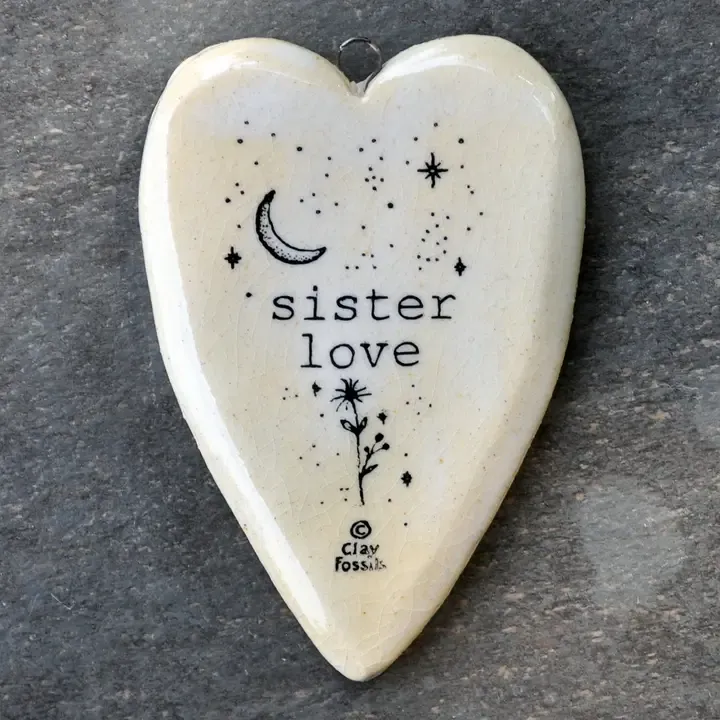Sister Love, handmade USA, gift, boxed