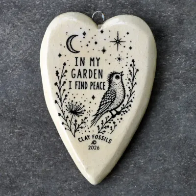 In my garden, handmade USA, pottery, boxed gift