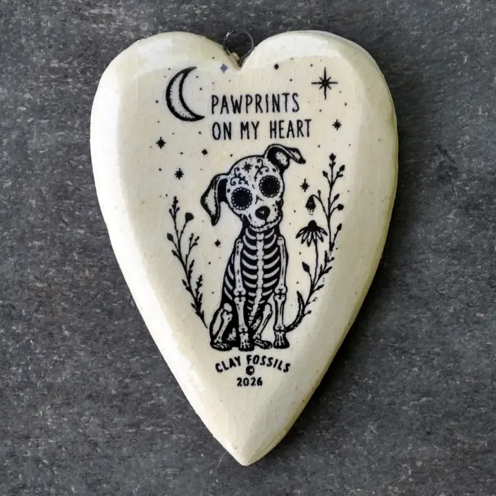 Pawprints, handmade USA, gift boxed