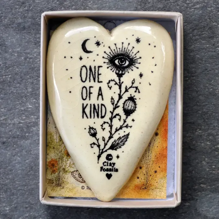 One Of A Kind, handmade USA, pottery, boxed gift