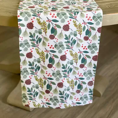 Holiday Greens Runner 13"X72"