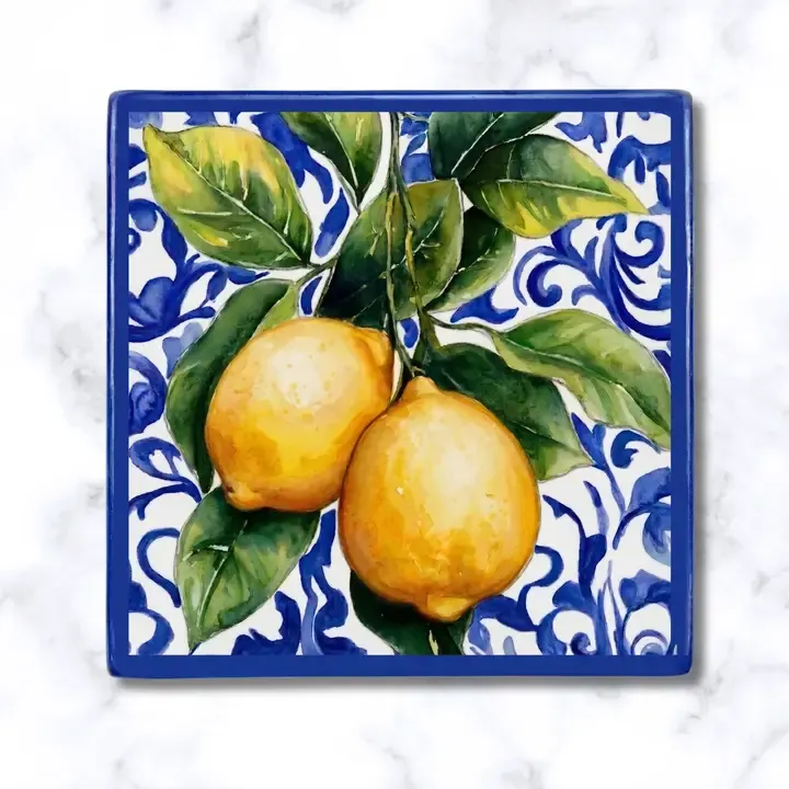 Lemons Ceramic Trivet