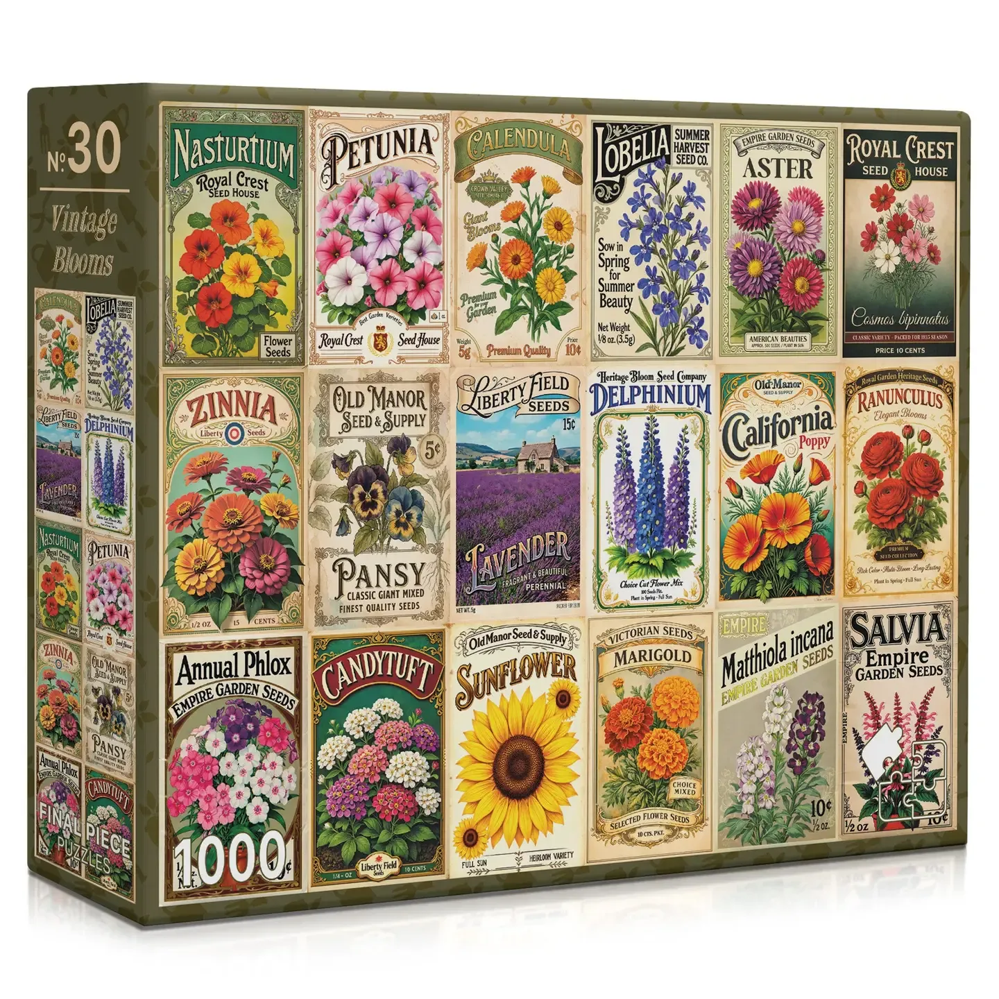 Vintage Blooms - 1000 Piece