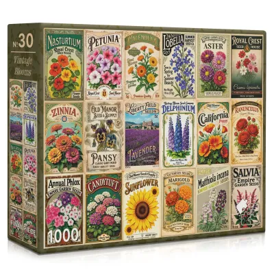 Vintage Blooms - 1000 Piece