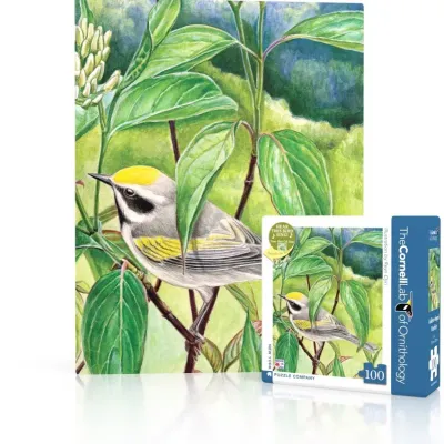 Golden-winged Warbler Mini - 100 Piece Mini Puzzle
