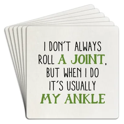 I dont always roll a joint Coaster | Paper 6pk