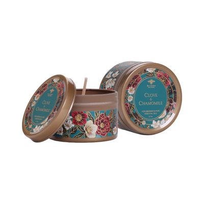 Tin Candles – Pure Beeswax – Winter Garden Collection - Clove Chamomile