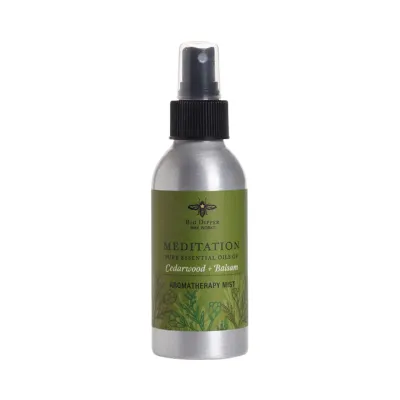Aromatherapy Room &amp; Body Mist – Pure Essential Oils - Meditation (Cedarwood &amp; Balsam)