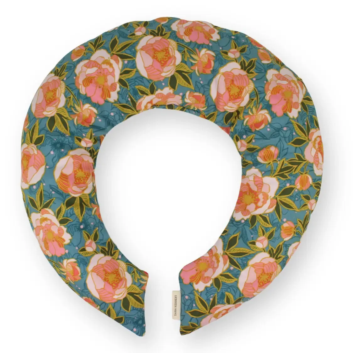 Neck Wrap - 467 | Peony on Denim Lavender