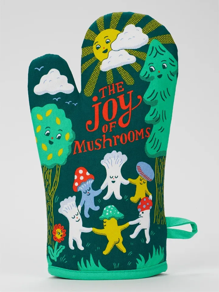 Joy Of Mushrooms Oven Mitt
