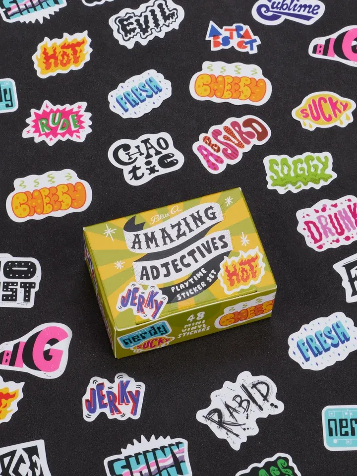 Amazing Adjectives Sticker Set