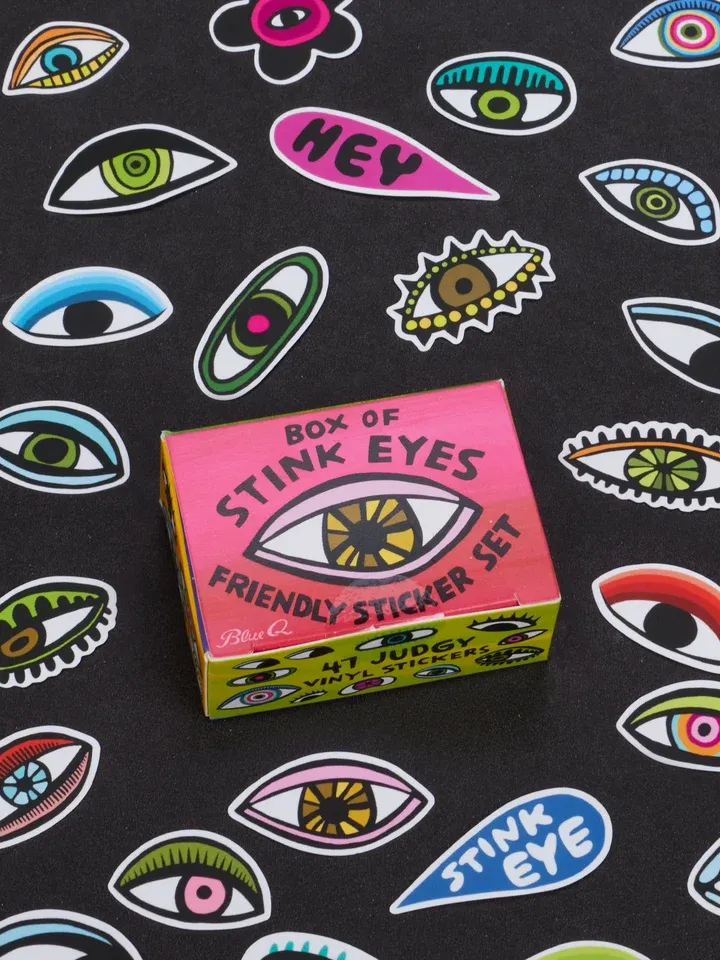 Box Stink Eyes Sticker Set