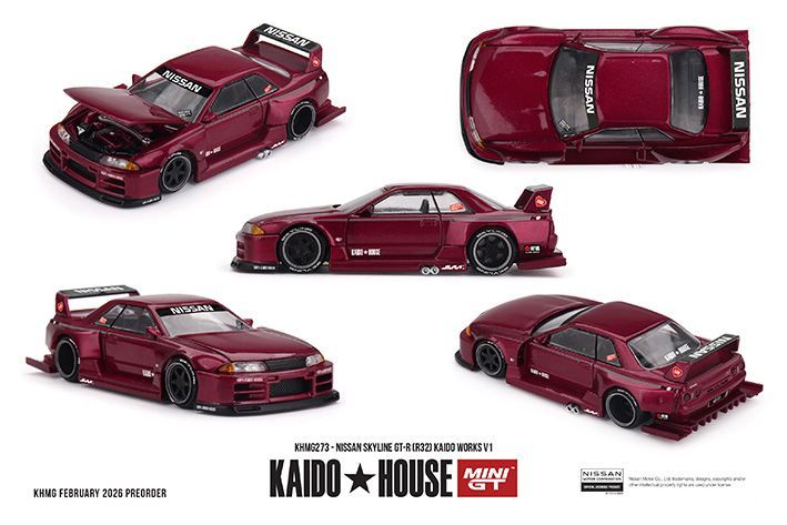 (Preorder) Kaido House KHMG273 Nissan Skyline GT-R (R32) KAIDO WORKS V1