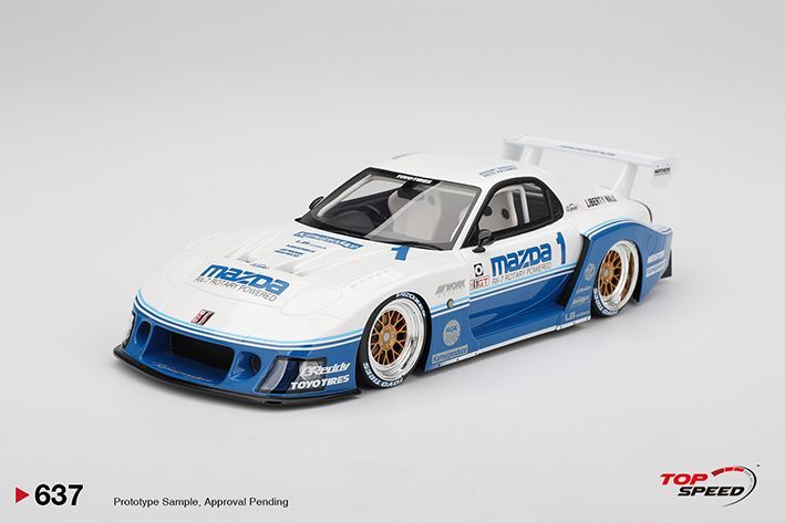 (Preorder) Topspeed 1/18 MAZDA RX-7 LB-Super Silhouette IMSA