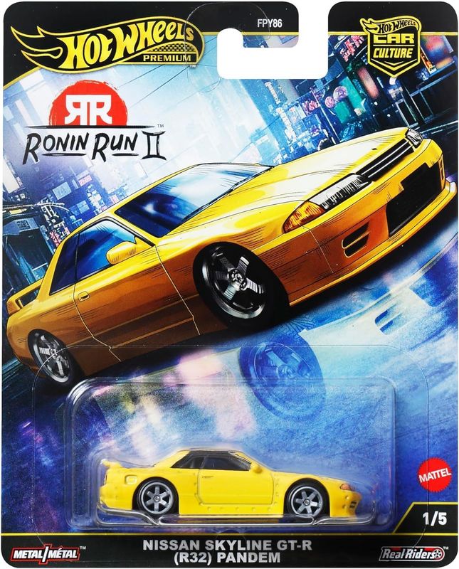Hot Wheels Car Culture Ronin Run II Nissan Skyline GT-R (R32) Pandem