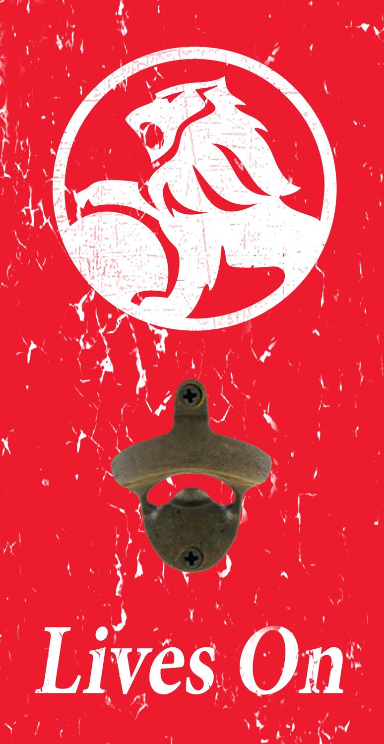 Holden Lives On Wall Mounted Bottle Opener