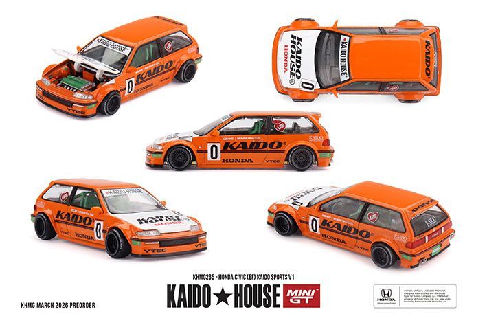 (Preorder) Kaido House KHMG265 Honda Civic (EF) Kaido Sports V1 (Preorder) Kaido House KHMG265 Honda Civic (EF) Kaido Sports V1