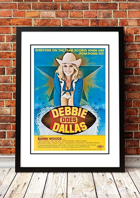 Debbie Does Dallas' Framed Cult Movie Poster!