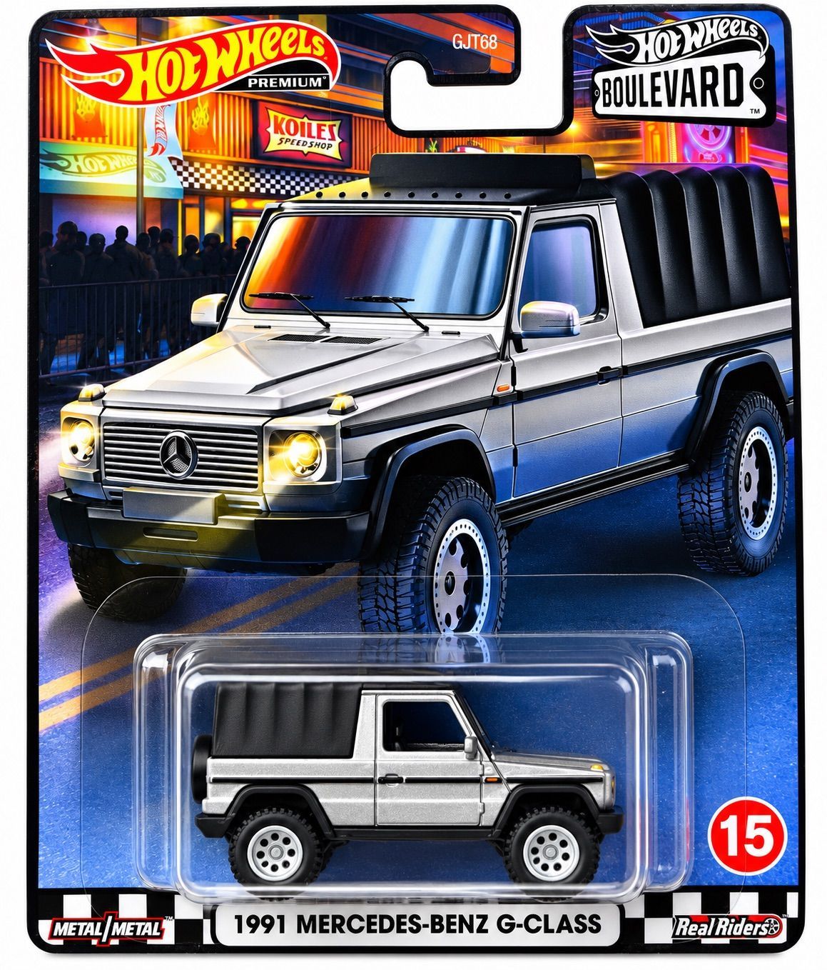 Hot Wheels Premium Boulevard #15 – 1991 Mercedes-Benz G-Class Silver Hot Wheels Premium Boulevard #15 – 1991 Mercedes-Benz G-Class Silver
