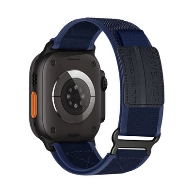 Correa Travel Loop – Midnight Navy (Black Lugs) Apple Watch Correa Travel Loop – Midnight Navy (Black Lugs) Apple Watch