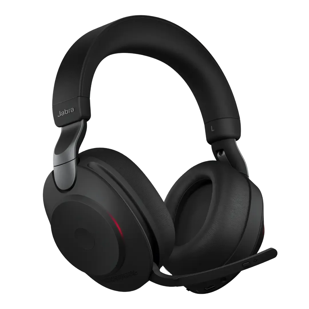 Headset Inalámbrico Evolve2 85 con ANC, Microsoft Teams y Base de Carga Negro – Jabra