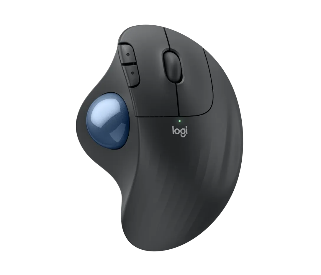Mouse Trackball Ergonómico Inalámbrico ERGO M575S Grafito – Logitech