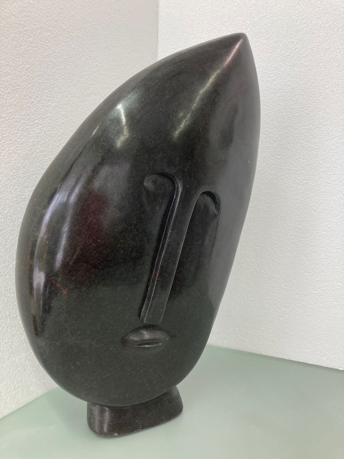 Josiah, Skulptur Kopf aus Springstone Josiah, Skulptur Kopf aus Springstone