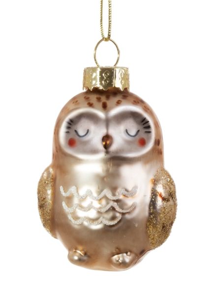 Baby Owl Shaped Bauble