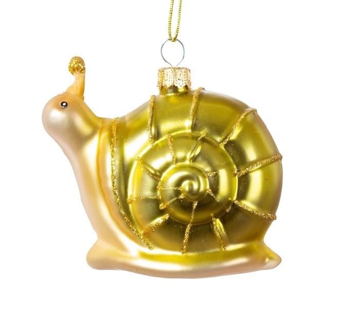 Garden Snail Shaped Bauble