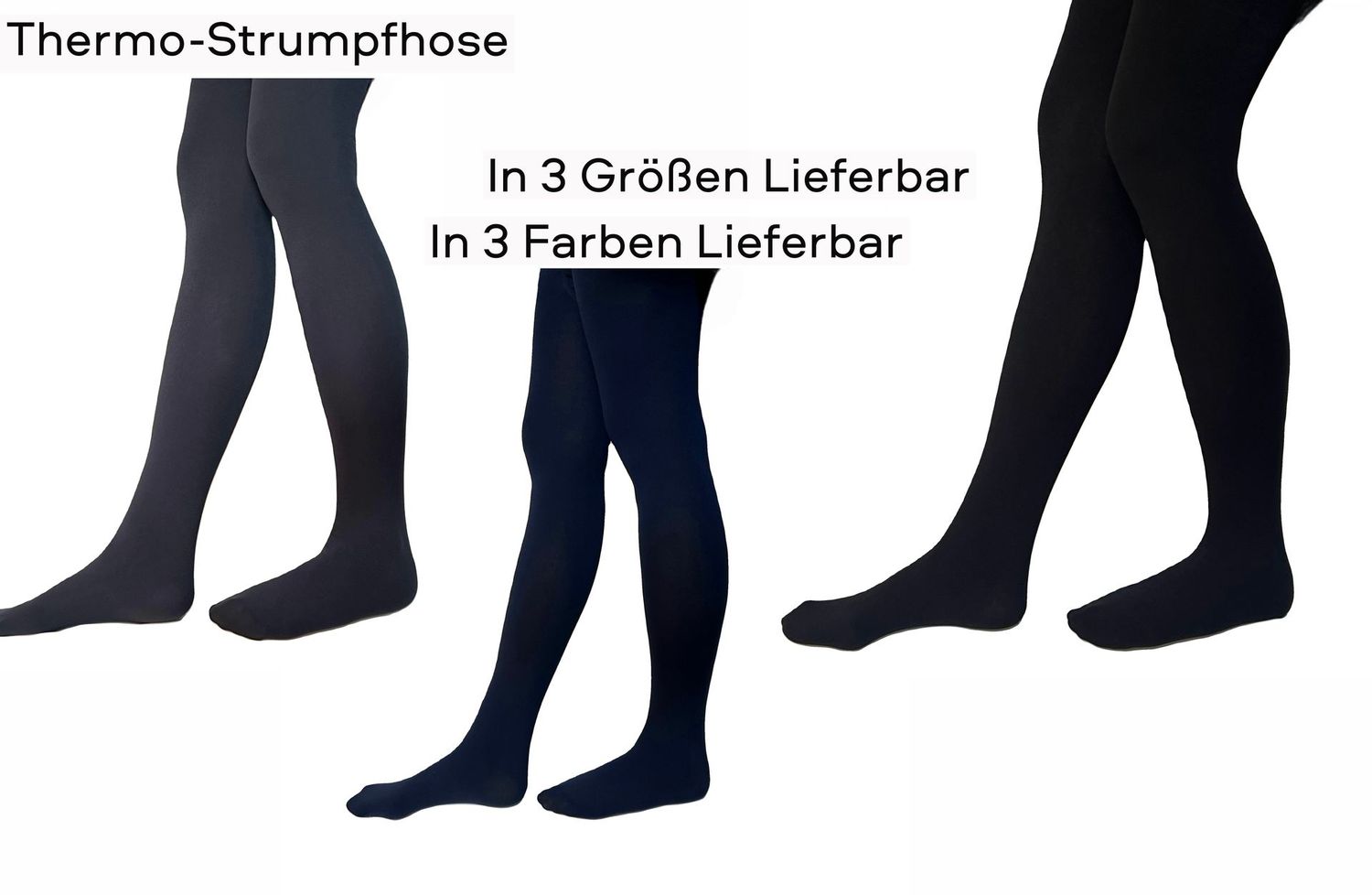 Damen Thermo Strumpfhosen  Warm Alle Jahreszeiten Blickdicht