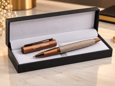 Bronze Brickline Personalized Executive Pen