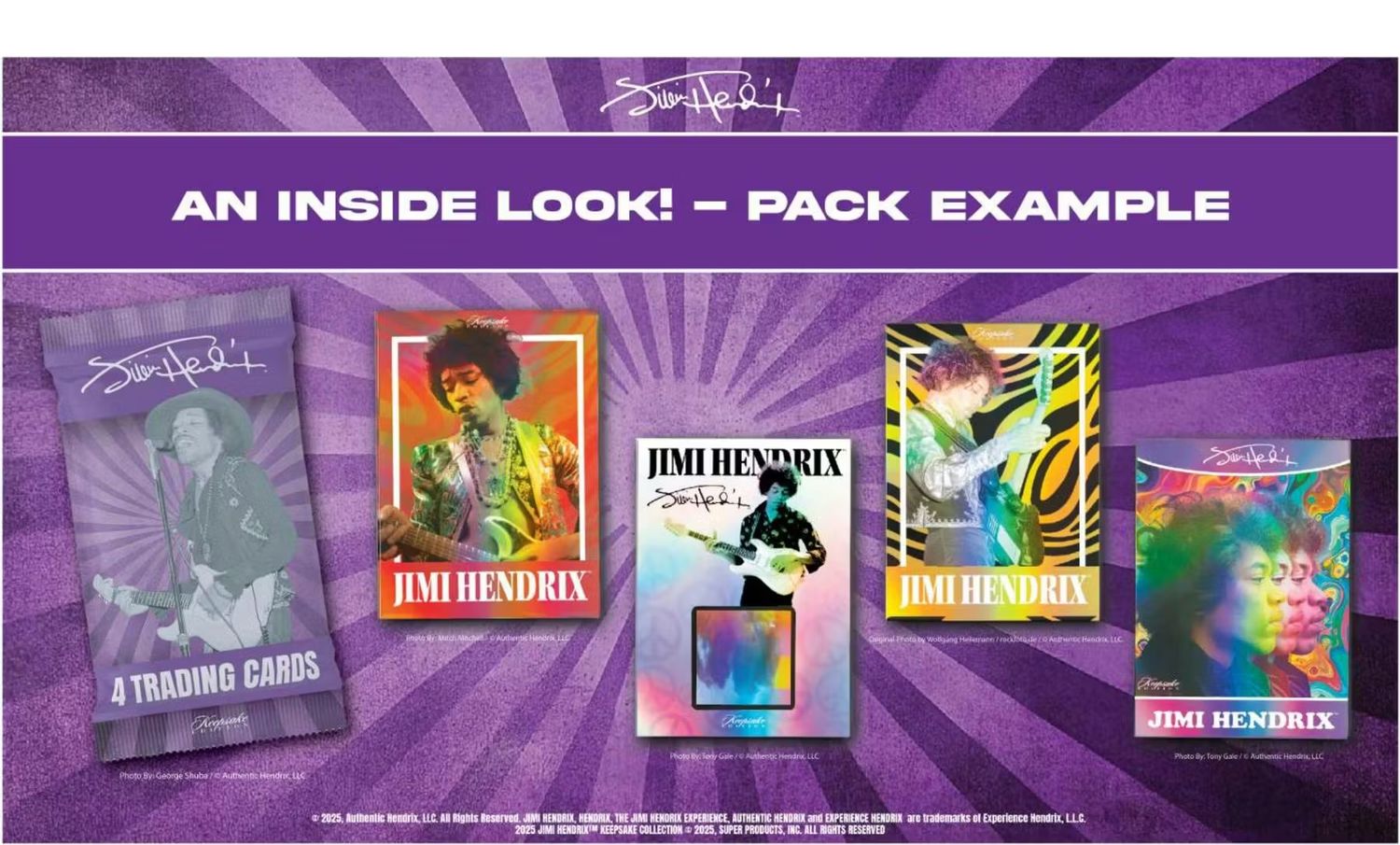 2025 Jimi Hendrix Keepsake Premiere Edition Hobby Box