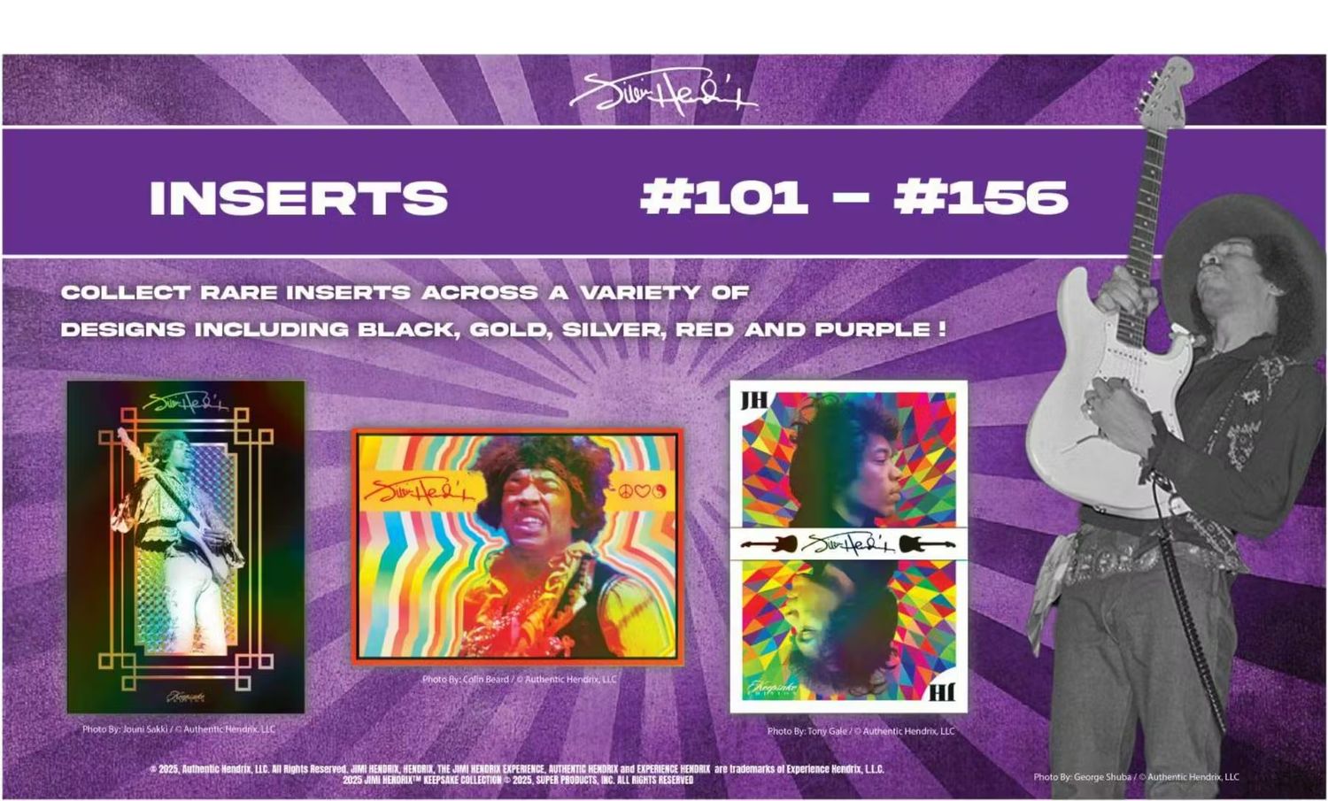 2025 Jimi Hendrix Keepsake Premiere Edition Hobby Box