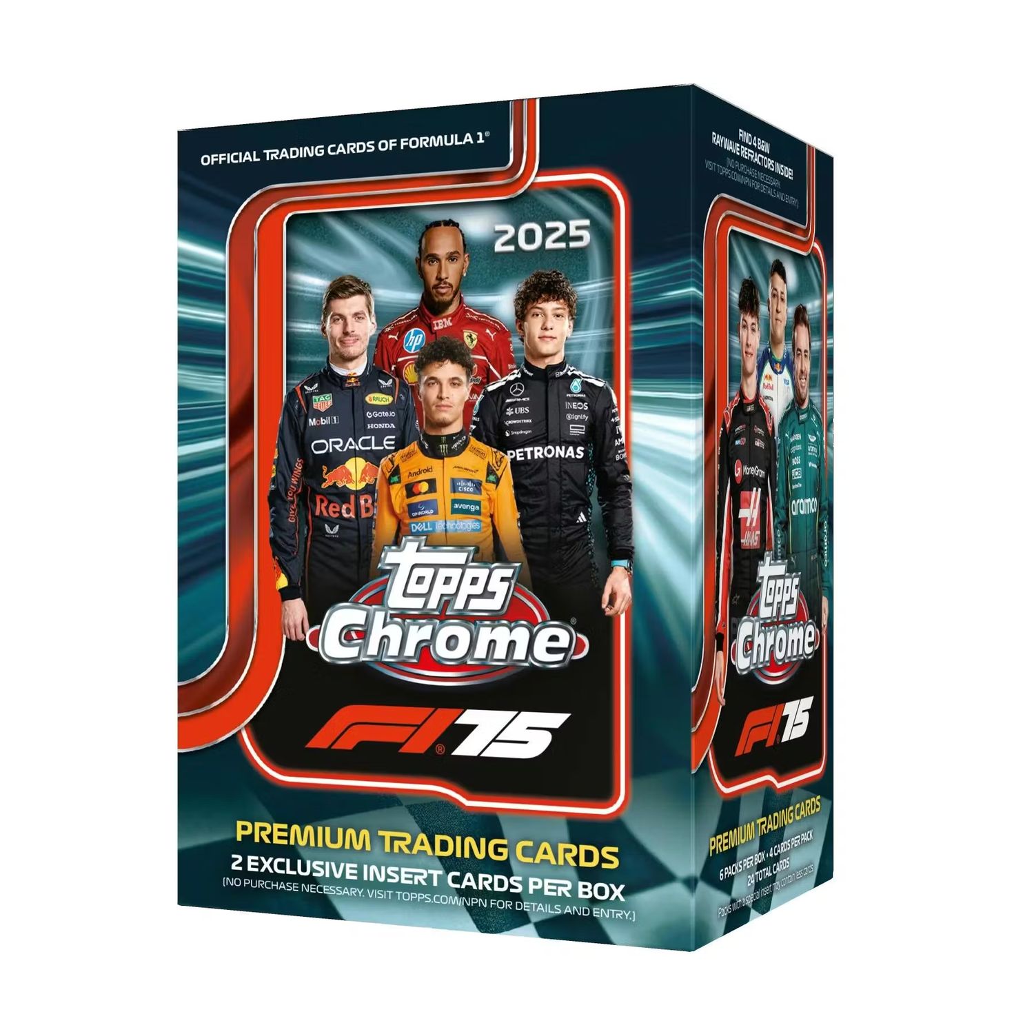 2025 Topps Chrome F1 Formula 1 Blaster Box