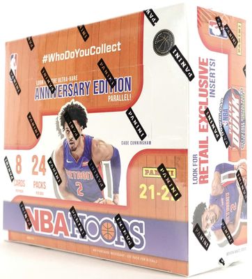2021/22 Panini Hoops Basketball Retail Box