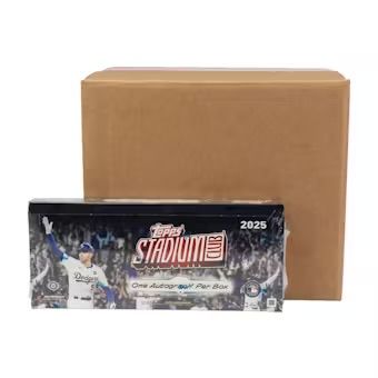 2025 Topps Stadium Club Baseball Hobby 16-Box Case