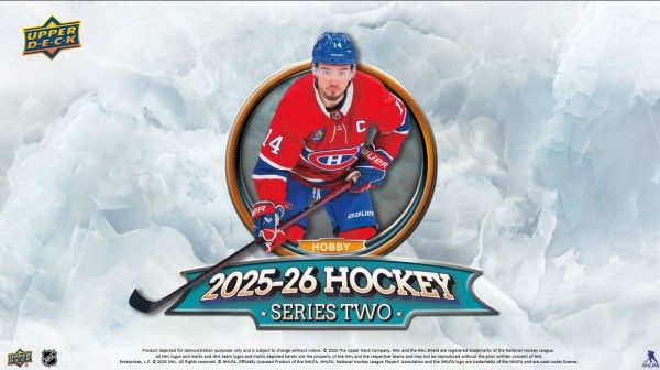 2025/26 Upper Deck Series 2 Hockey Hobby Box (Preorder)