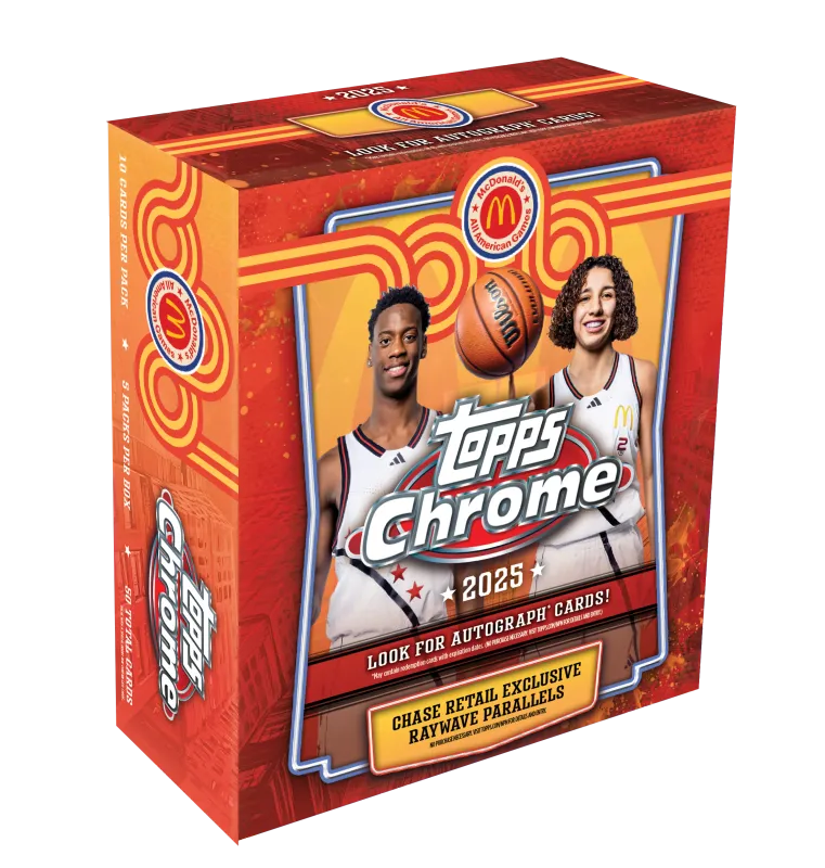 2025 Topps Chrome McDonald’s All-American Basketball - Mega Box