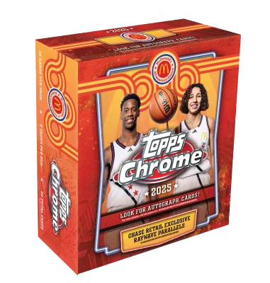 2025 Topps Chrome McDonald’s All-American Basketball - Mega Box