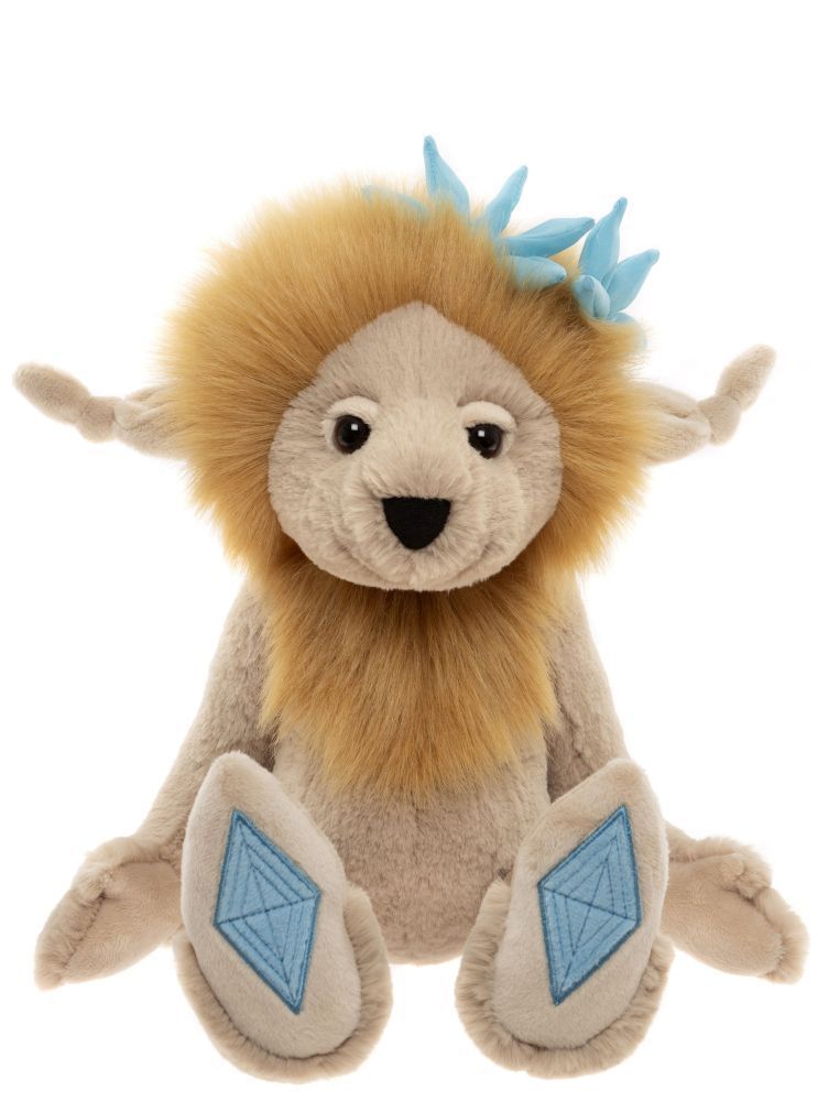 Charlie Bears Topaz Blu Troll Mädchen 33 cm blau Plüsch Kollektion 2026 von vorne