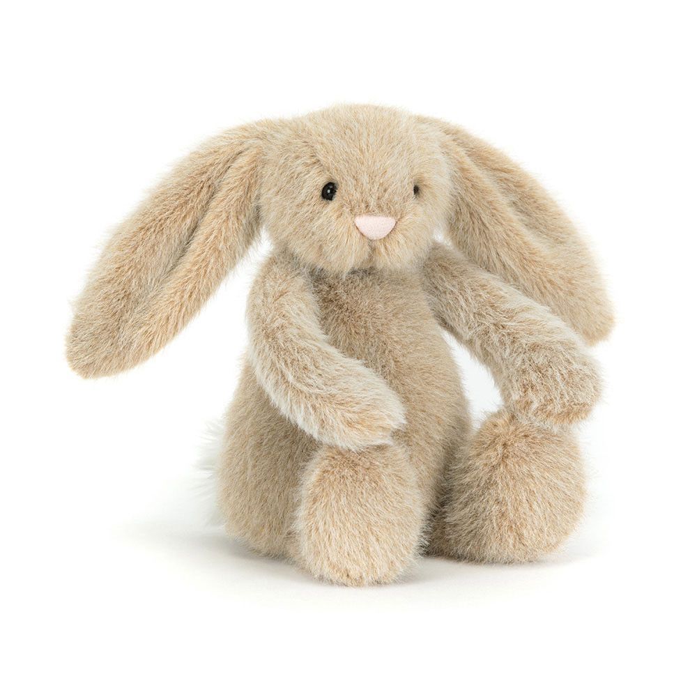 Hase Oat Flufflet - Bashful Bunnies Jellycat Oat Fluffet Hase 18 cm beige haferfarben Plüschtier BASS24TEX sitzend